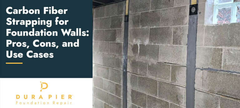 Carbon Fiber vs Steel Pros and Cons for Foundation Wall Repair | Dura Pier