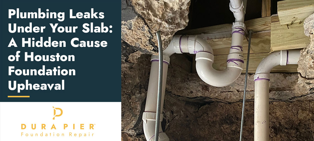 houston slab foundation plumbing leak